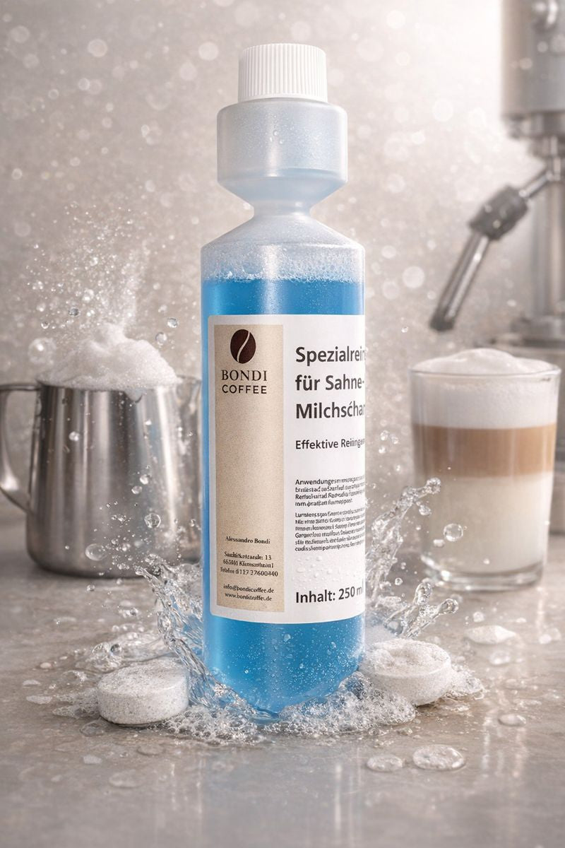 Bondi Coffee Milchsystem-Reiniger 250 ml Spezialreiniger für Kaffeevollautomaten & Milchaufschäumer