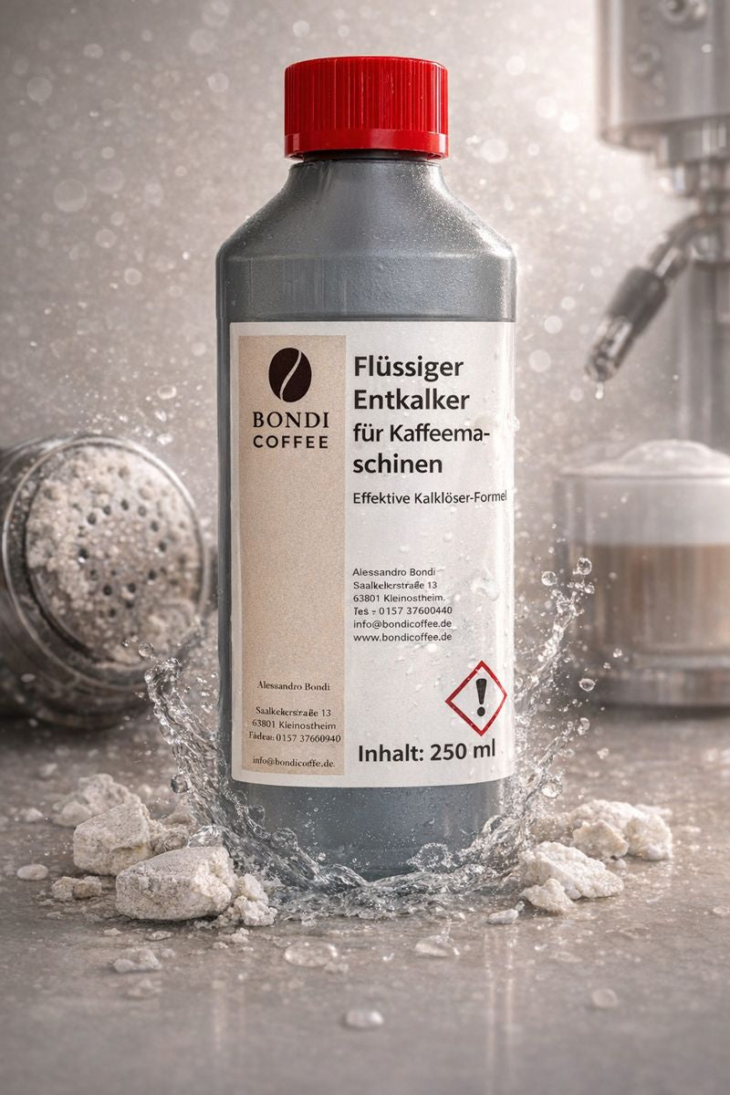 Bondi Coffee Kaffeemaschinen Entkalker 250 ml Flüssigentkalker für Kaffeevollautomaten