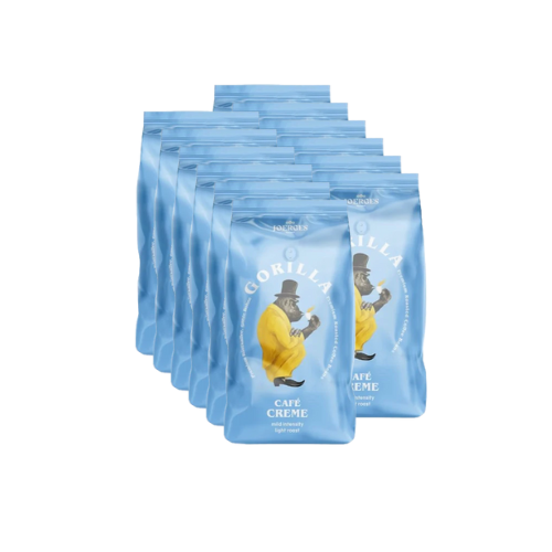 12x 1Kg Gorilla Café Crème Kaffee – 1 kg, ganze Bohne